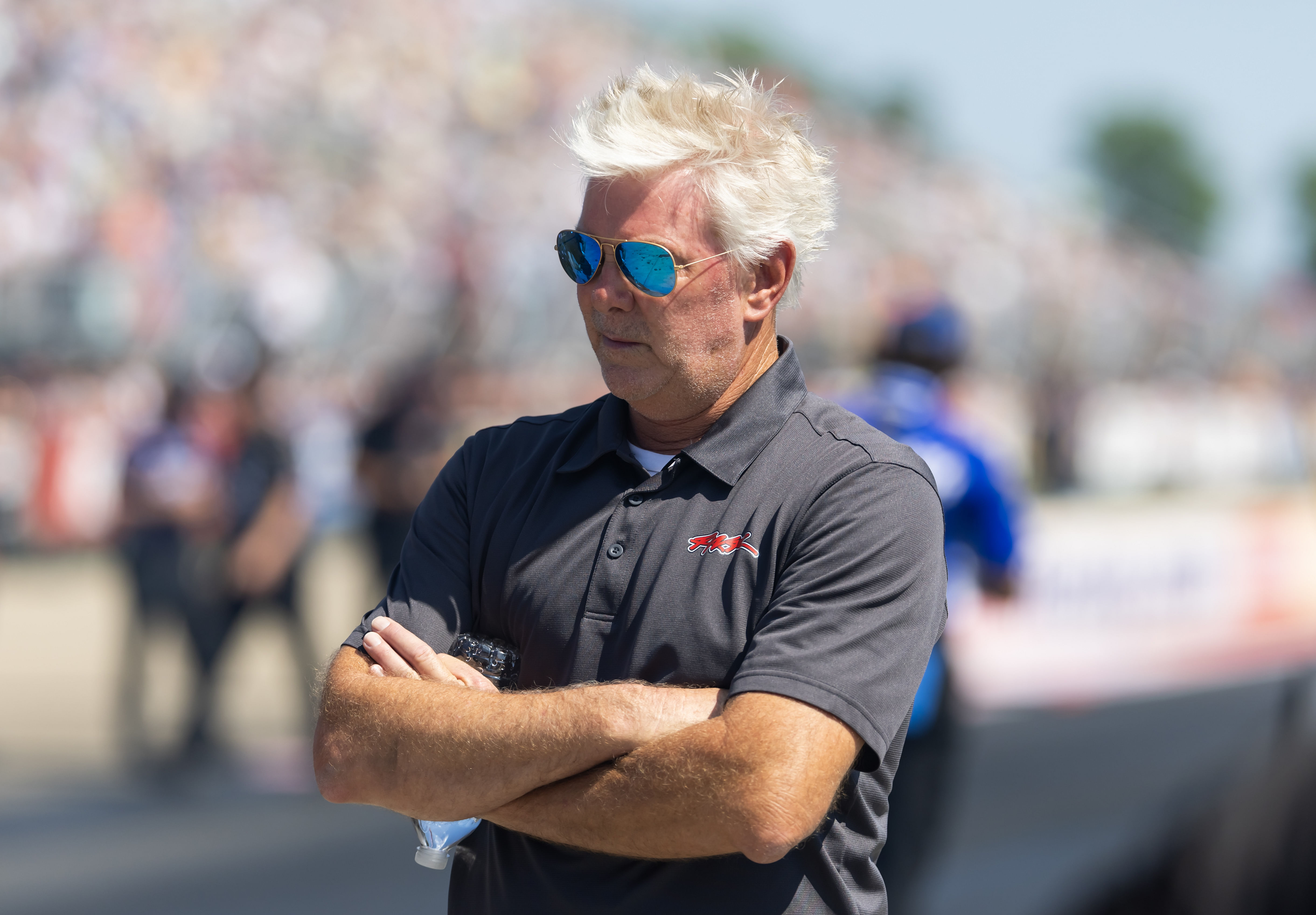 NHRA top fuel team owner Rick Ware during the Summit Equipment Nationals. Source: Imagn